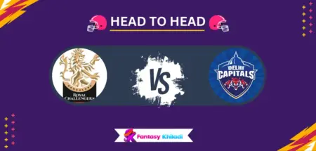 BLR vs DEL Head to Head Record in IPL - Royal Challengers Bengaluru vs Delhi Capitals Stats