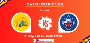 CHE vs DEL Match Prediction: Who Will Win Today’s IPL 2026 Match Between Chennai Super Kings and Delhi Capitals? CHE vs DEL Match Prediction IPL 2026: Who will win today’s Chennai Super Kings vs Delhi Capitals match? Pitch report, team analysis, and winning chances.