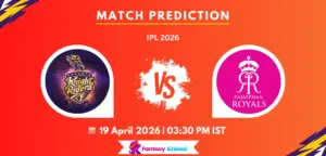 KOL vs RAJ Match Prediction: Who Will Win Today’s IPL 2026 Match Between Kolkata Knight Riders and Rajasthan Royals?