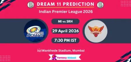 MI vs SRH Dream11 Prediction Today Match 41, Player Stats, Playing XI, Captain & Vice-Captain Choices – IPL 2026