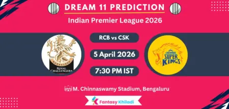 RCB vs CSK Dream11 Prediction Today Match 11, Player Stats, Playing XI, Captain & Vice-Captain Choices – IPL 2026 RCB vs CSK Dream11 Prediction Today Match 11, Player Stats, Playing XI, Captain & Vice-Captain Choices – IPL 2026