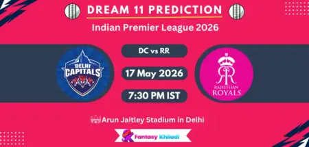 DC vs RR Dream11 Prediction Today Match 62, Fantasy Cricket Tips, Playing XI, Pitch Report & Captain Choices – IPL 2026 DC vs RR Dream11 Prediction Today Match 62, Fantasy Cricket Tips, Playing XI, Pitch Report & Captain Choices – IPL 2026