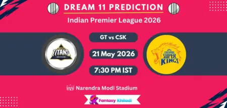 GT vs CSK Dream11 Prediction Today Match 66, Fantasy Cricket Tips, Playing XI, Captain & Vice-Captain Choices - IPL 2026