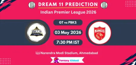 GT vs PBKS Dream11 Prediction Today Match 46, Player Stats, Playing XI, Captain & Vice-Captain Choices – IPL 2026