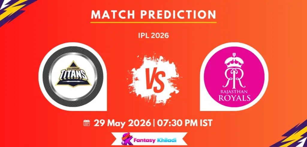 GUJ vs RAJ Match Prediction: Who Will Win Today’s IPL 2026 Qualifier 2 Between Gujarat Titans and Rajasthan Royals?