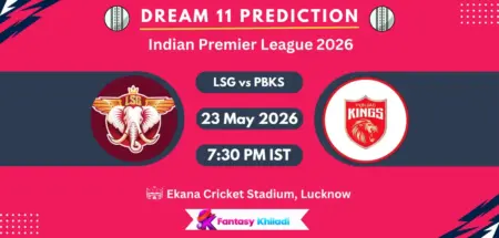 LSG vs PBKS Dream11 Prediction Today Match 68, Fantasy Cricket Tips, Playing XI, Captain & Vice-Captain Choices – IPL 2026