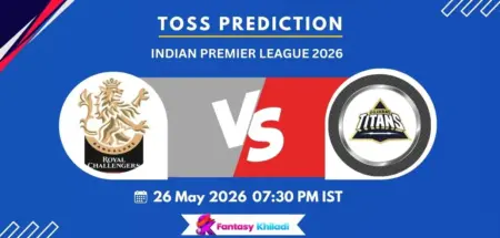 RCB vs GT Toss Prediction Today Match Qualifier 1, IPL 2026- Who will win today toss?