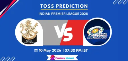 RCB vs MI Toss Prediction Today Match 54, IPL 2026- Who will win today toss?