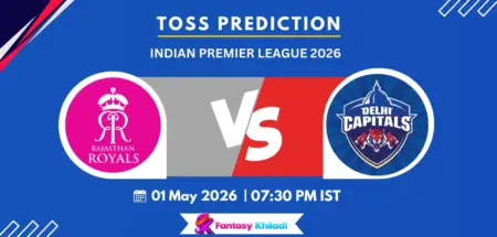 RR vs DC Toss Prediction Today Match 43, IPL 2026- Who will win today toss?