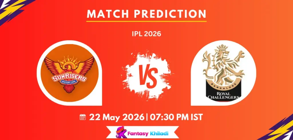 HYD vs BLR Match Prediction: Who Will Win Today’s IPL 2026 Clash Between Sunrisers Hyderabad and Royal Challengers Bengaluru?