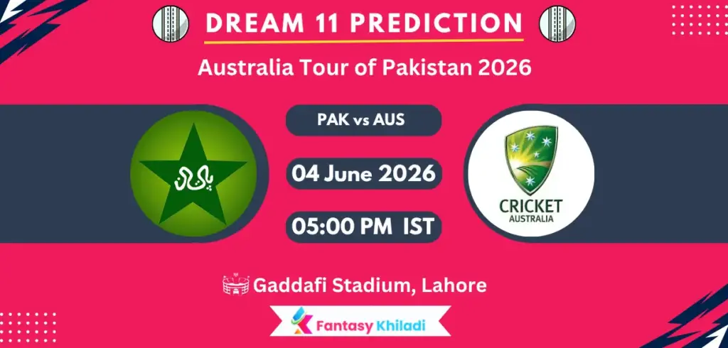 PAK vs AUS Dream11 Prediction Today Match 3rd ODI, Player Stats, Playing XI, Captain & Vice-Captain Choices – Australia Tour of Pakistan 2026