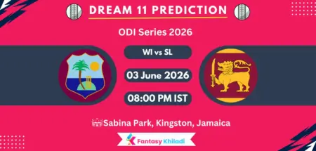 WI vs SL Dream11 Prediction Today Match 1st ODI, Player Stats, Playing XI, Captain & Vice-Captain Choices – Sri Lanka Tour of West Indies 2026